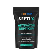 SEPTI X – biologický aktivátor pre žumpy, septiky a domové ČOV