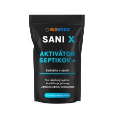 SANI X – pokročilý aktivátor pre žumpy, septiky a domové ČOV