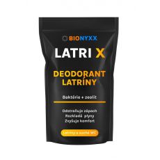 LATRI X – odstránenie zápachu z latríny a suchého WC