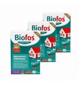 Biofos prášok s odmerkou – baktérie do žumpy, septiku a ČOV 3 kg – rodinné balenie Balenie